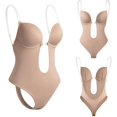 thumbnail image 1 of Corsé invisible moldeador de cuerpo de medias europeas y americanas, vestido de noche moldeador de cuerpo para mujer, ropa moldeadora de una pieza, 1 of 5