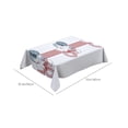 thumbnail image 3 of Fridja Sales Coffee Table Dining Table Tablecloth Polyester Waterproof and Oil Proof Tablecloth Independence Day Decorative Tablecloth Home Decor Clearance, 3 of 6