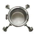 thumbnail image 5 of Sanitary Pressure Round Tank Access Manhole Cover Door Manway 304 Stainless Steel with Sight Glass, 5 of 5
