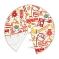 thumbnail image 3 of Bingfone Christmas Tree Skirt Mat Christmas Decoration Interior 30"-Firefighter Icons, 3 of 8