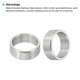 thumbnail image 4 of M10 Stainless Steel Spacers, 5 Pcs Metal Spacer Stainless Steel 10.2mm ID x 12mm OD x 4mm L for 3/8" M10, 4 of 5