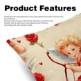 thumbnail image 2 of Cupid Inserts Set - 2-Pack Decorative Pillows with Unique Patterns for Throw Pillow Covers for Home Decor, Sofa, Bed - Available in 16x16, 18x18 & 20x20, 2 of 6