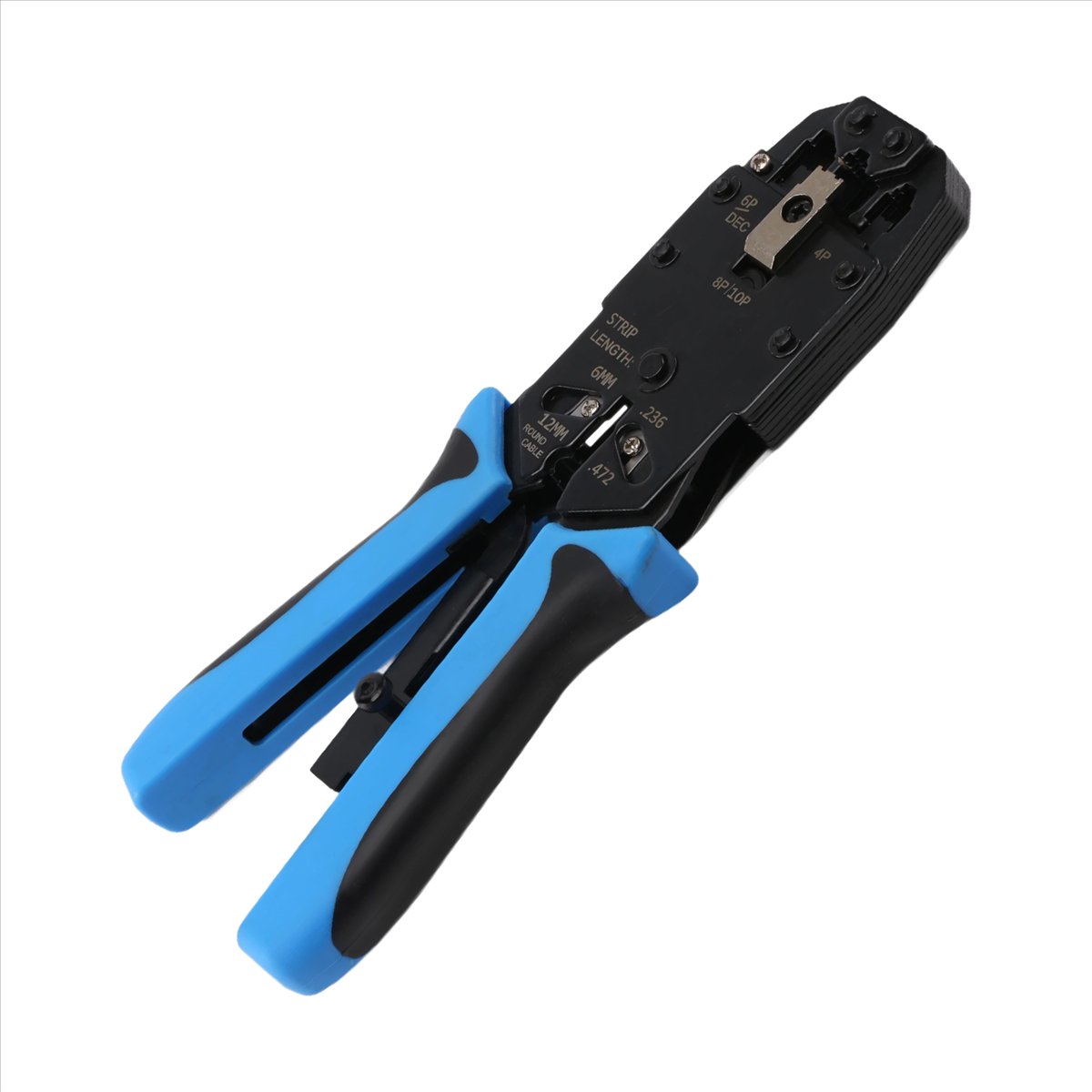 RJ45 Network Crimper 10P 8P 6P 4P Crimping Tools Stripper for RJ45 RJ11 RJ12 RJ50 Connector Ethernet Cable