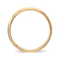 thumbnail image 2 of USA - 14k Yellow Gold 3mm LTW Milgrain Half Round Band Size 10, 2 of 5