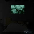 thumbnail image 6 of Startonight Canvas Wall Art Abstract Beige Retro Car and Woman Painting Framed 32" x 48", 6 of 6