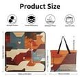 thumbnail image 2 of Colorful Floral Bohemia Picnic Blanket Waterproof Outdoor Beach Blanket Hand-held Pad Suitable for Travel, Camping, Beach, Family Gatherings, 2 of 7