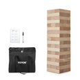 thumbnail image 1 of Tumbling Timber Toy 54 Blocks Medium Tumble Tower Block Game Pine Wood Bag, 1 of 6