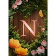 thumbnail image 2 of America Forever Spring Monogram Garden Flag Letter N 12.5 x 18 inches Double Sided Vertical Outdoor, Yard, Lawn, Seasonal Decorative Beautiful Flowers, Garden, Summer Butterfly Garden Flag, 2 of 5