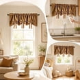 thumbnail image 6 of Talqzovs Valance Curtains,Velvet Short Curtain Window Treatment for Bedroom Living Room Kitchen 57x17.7in, 6 of 7