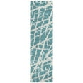 thumbnail image 2 of Addison Rugs Chantille Indoor/Outdoor Transitional Organic Teal Washable Runner Rug, 2'3" x 7'6", 2 of 5