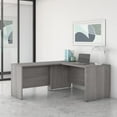 thumbnail image 7 of Studio C 60W L Shaped Desk with 42W Return in Platinum Gray - Engineered Wood, 7 of 7