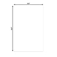 thumbnail image 2 of Off White Pebble 5.5x8.5 Uncut Art Mat Board - No Opening - 25 Mats, 2 of 7