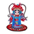 thumbnail image 3 of deevoka 13cm Opera Doll Sculpture Chinese Statue for Bedroom Decor A, 3 of 9