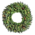 thumbnail image 1 of Vickerman A801043LED Couronne de Pin Vert Cheyenne 42 Pouces avec 100 Lumières LED Blanc Chaud, 1 of 2