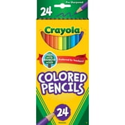 Crayola Colored Pencils, Assorted Colors, Pre-Sharpened, Adult Coloring, 24 Count