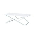 thumbnail image 4 of Furniture of America Cano Glam White Steel 3-Piece Living Room Table Set by, 4 of 5