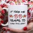 thumbnail image 4 of 66th Birthday Gifts for Women - It Took Me 66 Years To Look This Good Mug - 66 Year Old Present Ideas for Grandma, Mom, Daughter, Sister, Wife, Friend, Cousin, Aunt - 11 oz Coffee Mug, 4 of 6