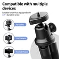thumbnail image 4 of Aureday Phone Tripod, Flexible Tripod for iPhone and Android Cell Phone, Portable Small Tripod with Wireless Remote and Clip for Video Recording/Vlogging/Selfie Black, 4 of 5