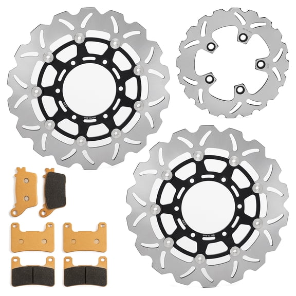 Front Rear Brake Discs Rotors Pads For SUZUKI GSX-R 1000 GSXR 1000 2009-2011 2010
