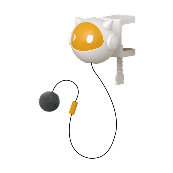 BESTSKY Automatic Retractable Cat Toy - Interactive Hanging Rope Toy with Motion-Activated Ball,Mental Stimulation Exercise for Indoor Cats,Battery-Powered Play for Small & Medium Cats