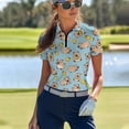 thumbnail image 4 of Whosucclay Hamster Orange Pattern Quick Dry Golf Polo Tops for Tennis Outdoor Travel, Lightweight Polo Shirts Elastic Polyester Tennis Shirts Size XX-Large, 4 of 10