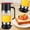 Black, variant on 350ml Honey Dispenser High Borosilicate Glass Bottle with Press Top, Glass Syrup Bottle with Drip Free Spout, Kitchen Condiment Dispenser for Oil Maple Syrup, Sauce Bottle with Lid