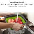 thumbnail image 3 of Inteprter Escurridor con asa para frutas, colador de plegable cuadrado, herramientas de almacenamiento multifuncional, accesorios para el hogar Cocina y Comedor Inteprter HA066278-00, 3 of 6