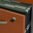thumbnail image 6 of Bush Business Furniture Series C 72W x 30D Office Desk with Hutch and Mobile File Cabinet, Auburn Maple/Graphite Gray, 6 of 11