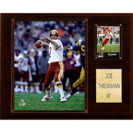 Washington Redskins Neon Sign - C&I Collectables NFL 12x15 Joe Theisman Washington Redskins Player Plaque