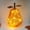 (Gold Leafy), variant on Mercury Glass Pumpkin Lights with Timer, Battery Operated Led Pumpkin Lights for Halloween Fall,Thanksgiving Rustic Decor (Rosegold Leafy, 11")