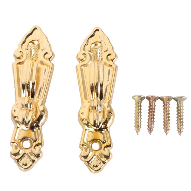 Screw Mount Curtain Tassel Tie Back Tieback Wall Hooks 12PCS Gold Tone