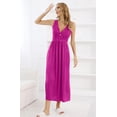 thumbnail image 4 of Camisón ALCEA ROSEA para mujer, satén y seda, encaje, rosa XL, 4 of 6