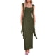 thumbnail image 1 of Vestido PRETTYGARDEN 2025 Verano Maxi XL sin mangas con volantes, 1 of 8