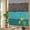 Aqua, variant on Rainbow Window Privacy Film, Brown Grey Static Cling Window Film PVC, Vintage Stripe Farmhouse Wood Grain Ombre No Glue UV Blocking Glass Covering, Removable Stained Glass Sticker 17.7''x39.3''