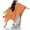 Orange, variant on Fgnfyis Elegant Winter Shawl Wraps For Women Knitted Cardigan Poncho Cape Open Front Soft Tassel Sweater Beige One Size