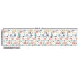 thumbnail image 3 of Ambesonne Spring Fabric by the Yard Upholstery, Scandinavian Meadow Flowers, 5 Yards, White and Multicolor, 3 of 5