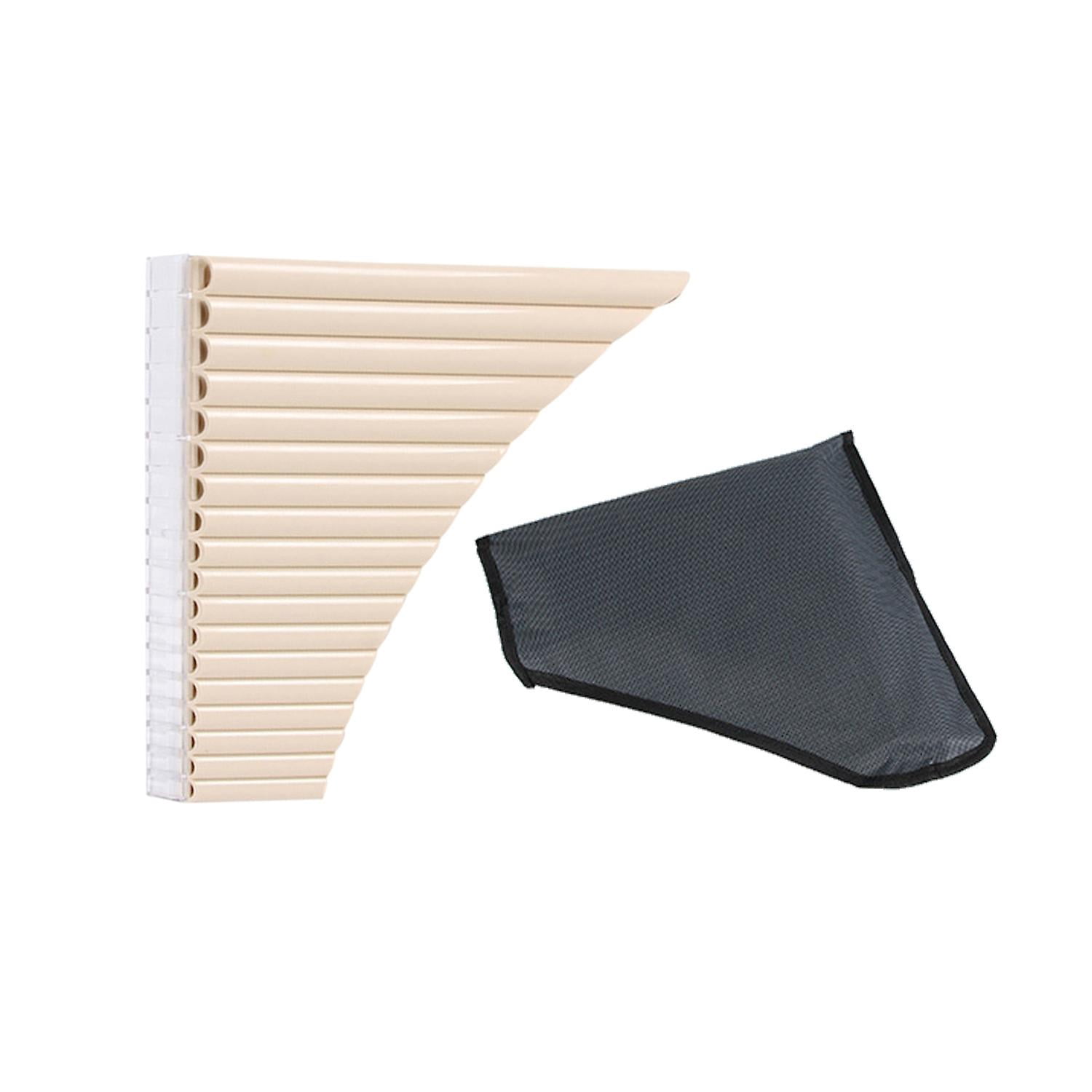 18 Pipes Pan Flute C Key Panpipes Pan Pipes with Mouthpiece Wind Instrument for Students Beginners w