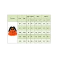 thumbnail image 2 of Qtinghua Toddler Baby Girls Halloween Dress Pumpkin Bat Print Multi-Layered Mesh Tulle Dress Party Princess Dress Orange 3-4 Years, 2 of 9