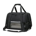thumbnail image 2 of Comfortable Carrier Carrying Box for Puppy Cat Rabbit Breathable Black, 2 of 8