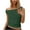 Army Green, variant on snilers Tops for Women Trendy Off The Shoulder Sleeveless Summer Shirts Going Out Crop Tank Top Y2K Fashion Pullover Multicolour