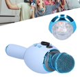 thumbnail image 4 of Micrófono de Karaoke Inalámbrico ANGGREK Reverberación de Sonido Azul Micrófono LED Portátil 4 Conectores con Función de Altavoz Bluetooth, 4 of 8