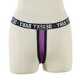 thumbnail image 3 of Aayomet Culottes pour Femmes g String Culottes sous-Vêtements T String Thongs (Violet, P), 3 of 5