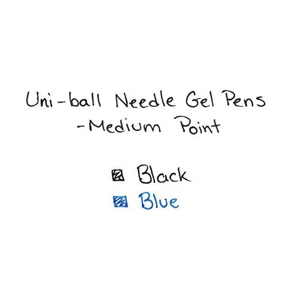 uni-ball 1736098 Signo 207 Roller Ball Retractable Gel Pen Blue Ink Medium Dozen