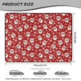 thumbnail image 7 of HUISEFOR Christmas Santa Claus Bow Car Trunk Mat 29" x 39" Universal Cargo Mat Rear Trunk Liner Scratchproof Anti Slip Vehicle Interior Accessories Fits for Most Cars SUV, 7 of 7