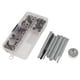 thumbnail image 1 of 40 Juegos de Reparación de Botones Al Por Mayor para Decoración de Ropa de Chaqueta DIY con Herramientas Blanco plateado, 1 of 9