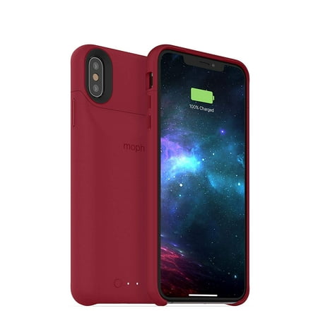 Mophie Juice Pack Access 2,200mAh Battery Case With Lightning Port Access for iPhone Xs Max, Dark Red
