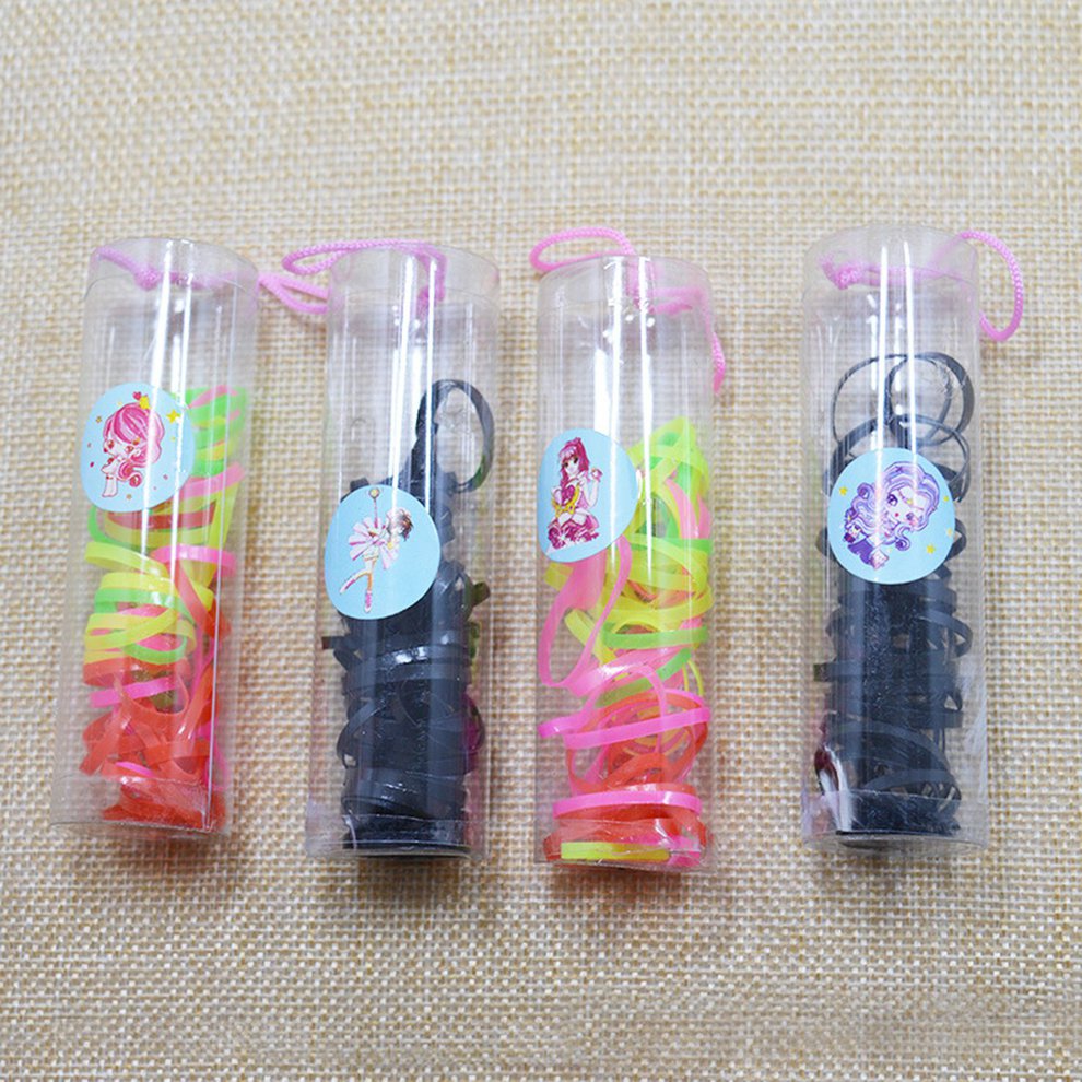 Disposable Elastic Hair Bands Black Rubber Bands with Plastic Box for Girls Walmart Canada