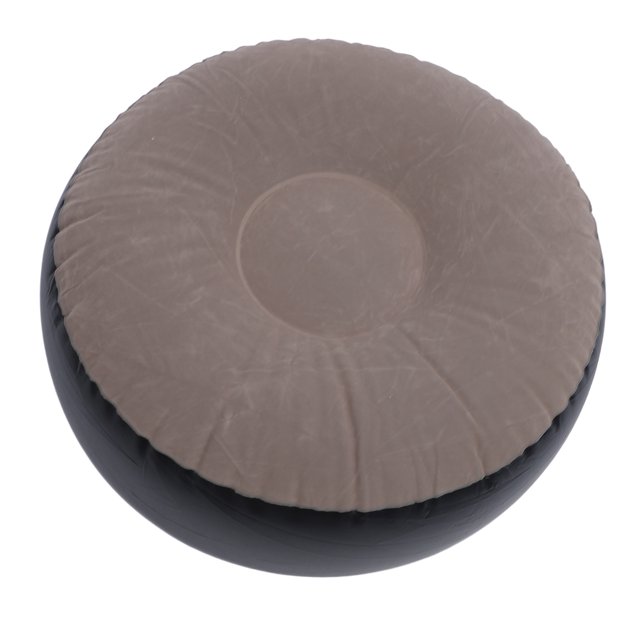 Portable Inflatable Couch, Inflatable Stool with Comfortable Flocking Air Sofa for Travel Camping Outdoor Activities, Reduced Pressure