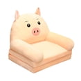 thumbnail image 3 of Sofá infantil plegable, silla infantil para sala de juegos o sala de estar. Cerdo 2 capas, 3 of 9