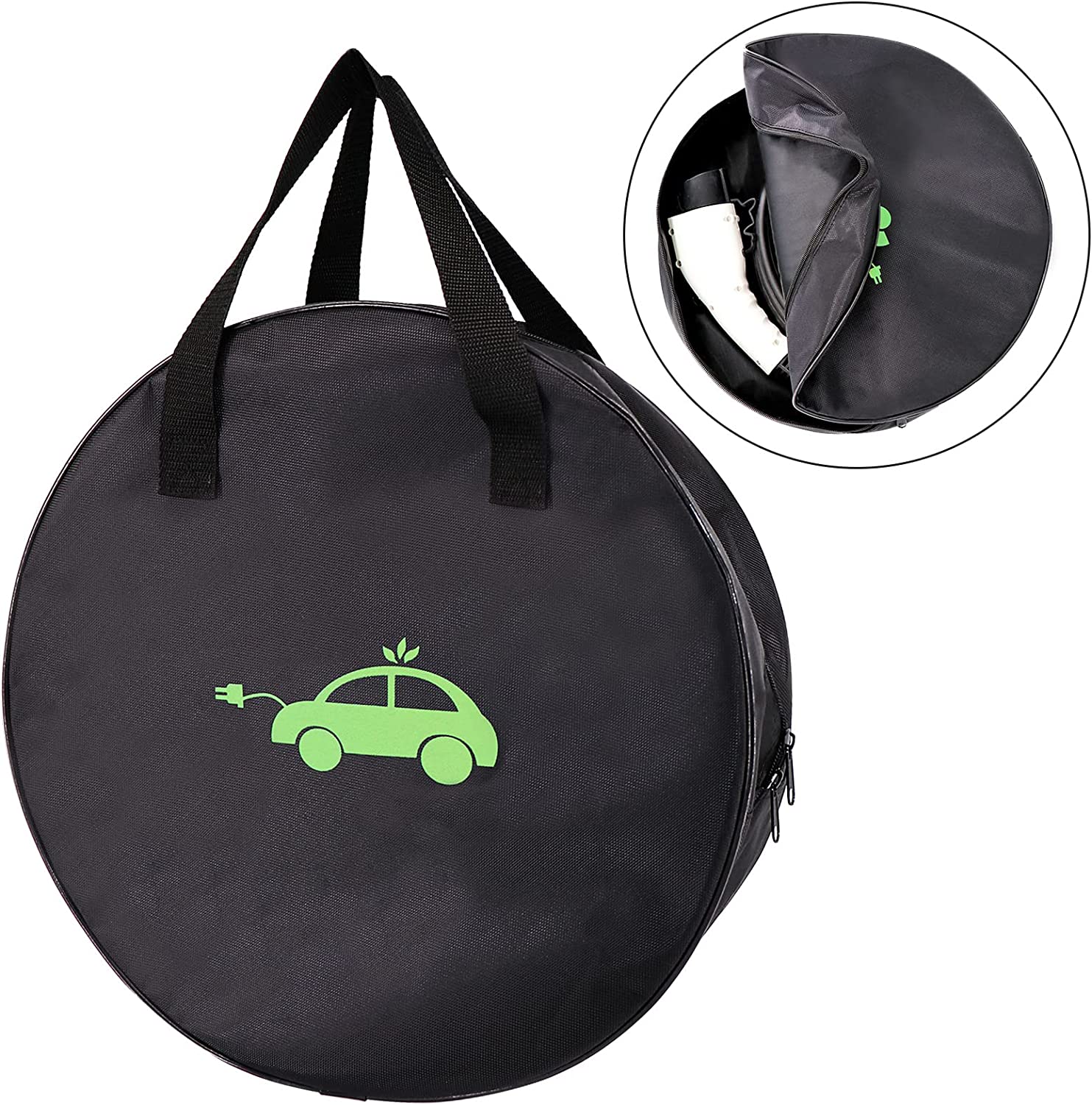 EV Portable Cable Bag Charging Cable Bag Durable Storage Bag (1680D